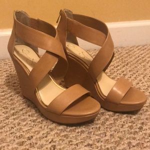 Tan Wedges